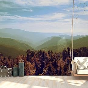 Wall Mural Magnificent Mountain View Removable Wallpaper Wall Sticker for Bedroom Living Room - 66x96 inches