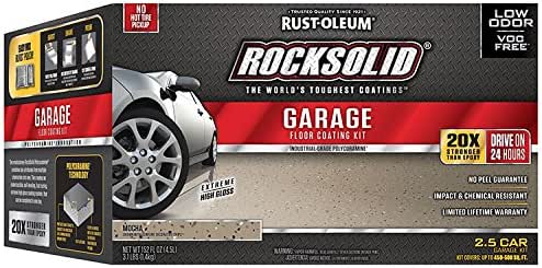 Rust Oleum 293517 Rocksolid Garage Floor Coating Kit Mocha