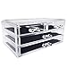 Ikee Design Acrylic Makeup and Jewelry Storage Set - Clear