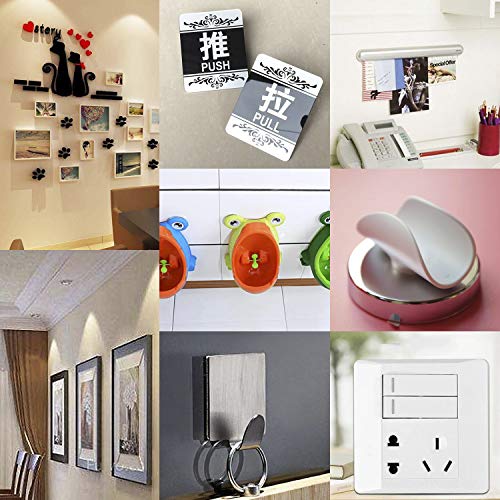 100 PCS 3M Adhesive Replacement Kit Double-Sided Foam Tape High Bond Dots Conformable Acrylic Glue Strong Pad Mounting Adhesion for Wall Surface Balloon Christmas Leather Rubber Mirror Face, White