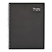 Brownline Duraflex Weekly Planner Twin-Wire Binding with Texture 2-Piece Poly Cover, 11-Inch X 8-1/2-Inch, English, Black (CB950V.BLK_2015)