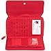 Mundi Womens My Big Fat Safe Keeper RFID Clutch Wallet w/Calculator (Red)