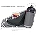 G4Free Runners Waist Pack with Water Bottle (Not Included) Holder for Outdoor Sports, Running, Cycling Hiking Waist Bag Fanny Pack(Grey)