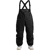 IMPHUT Ski Pants Snowboard Pants for Men, Baggy Snow Pants Insulated Waterproof Windproof, Mens Snow Bibs Overall