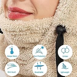 Shy Velvet Balaclava Ski Mask Wind-Resistant Winter