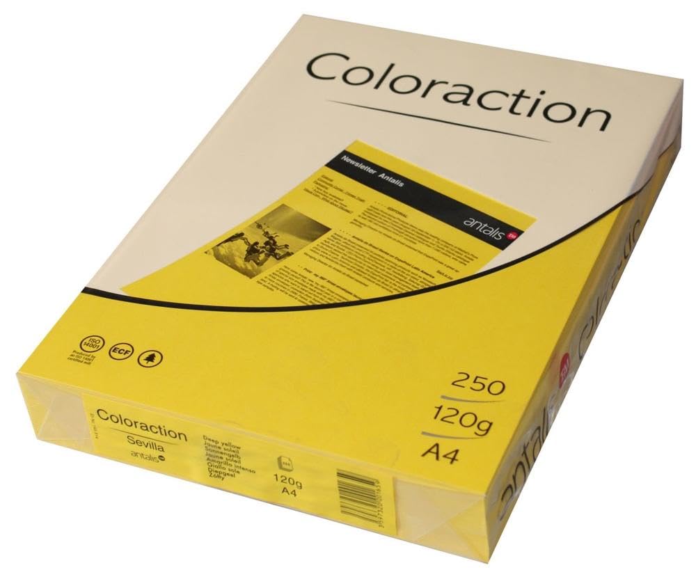 Image Coloraction Dark Yellow (Sevilla) A4 210x297 120gm2 fsc4 250sh/RM 5rm/BX