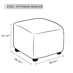 Easy-Going 100% Dual Waterproof Stretch Ottoman