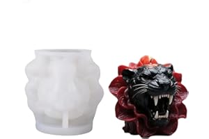 Mold, Animal Silicone for Making Floral Leopards Candled Molds for Soap, Aromatherapys Candled Making Molds