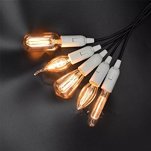 T25/T28 Candelabra Vintage Bulbs,Incandescent Filament Light Bulb,E12