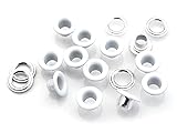 CRAFTMEMORE 100pack 3/16" ID Colored Eyelets