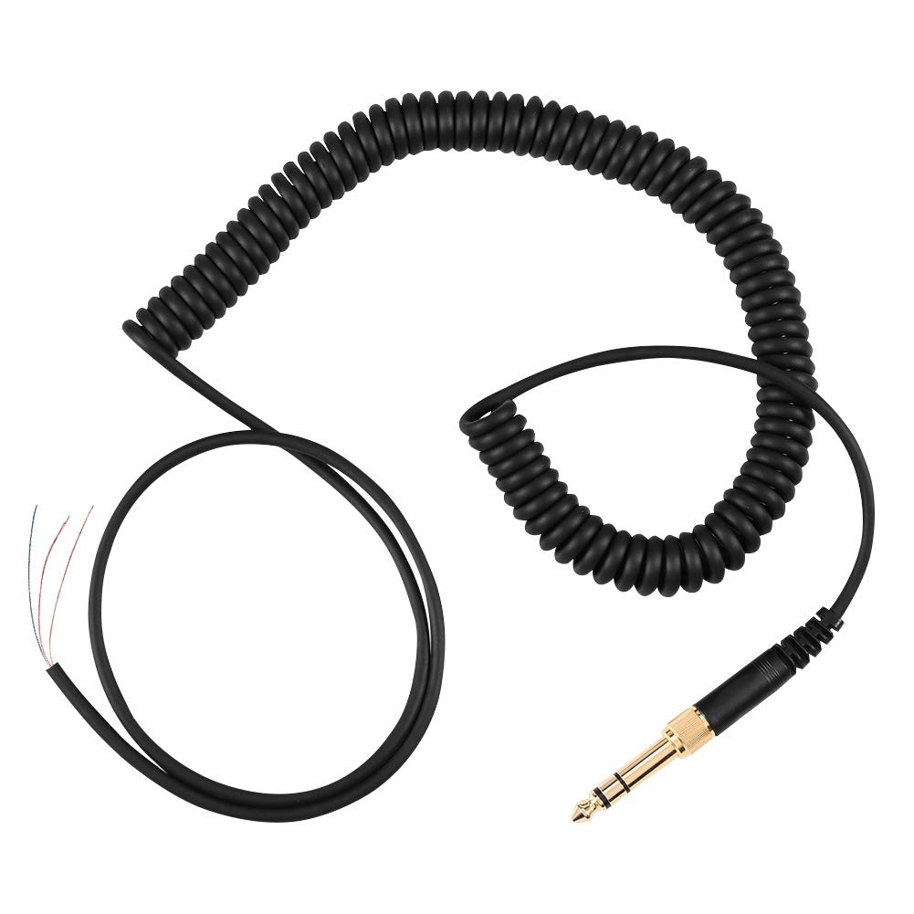 VBESTLIFE 1m-3m Gold Plated 3.5mm Spiral Audio Cable, Compatible with Beyerdynamic DT 770/770pro/990/990pro Headphones
