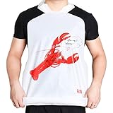 Gmark 25 Pack Disposable Plastic Lobster Bibs Crawfish Bibs - Keep Clothing Clean - Great for restaurants, lobster, seafood or crawfish party GM1066