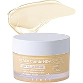 IZEZE BLACK Cumin NDA Pudding Gel Cream 1.69 fl.oz, 50 ml | Soothing and Cooling, Korean Gel Moisturizer for Face, Skincare for Dry Skin, Lightweight and Deep Hydration