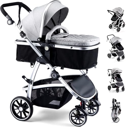 Hagaday Baby Stroller 2-in-1 Reversible Toddler Seat