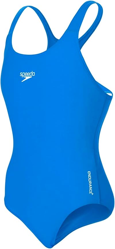 Speedo Girls Eco Endurance+ Medalist Swimsuit Chlorine Resistant 50% Recycled