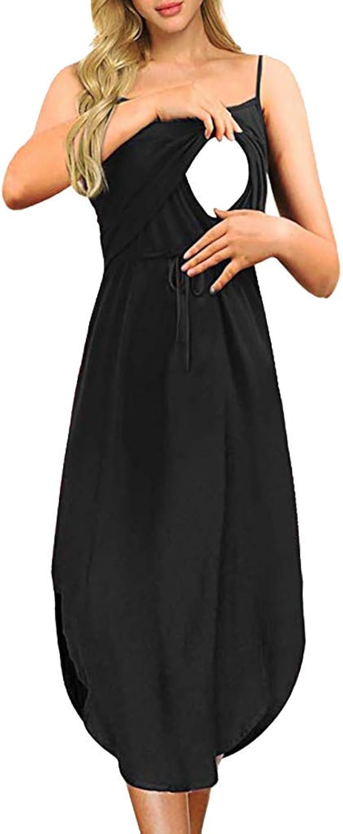 Vestito Estivo A Maniche Corte Premaman - Morbido E Con Increspature Laterali - Modale E Spandex - Regalo Per Future Mamme - 6