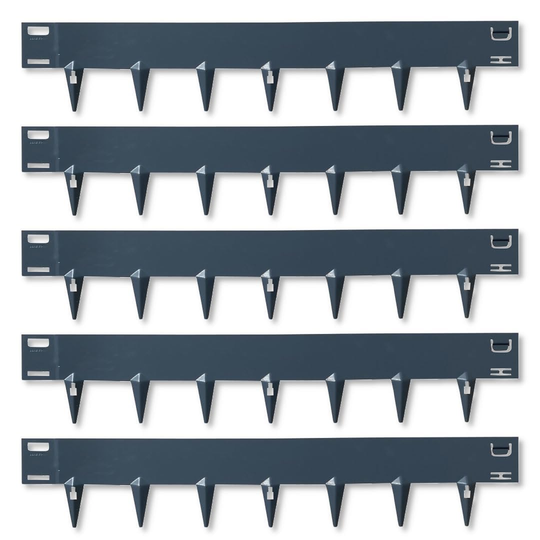 CORE EDGE Lawn Edging | Flexible Decorative Steel Edging Garden Border Edging Lawn Edging Strip Garden Border with a 100mm face height (Anthracite) — image 1