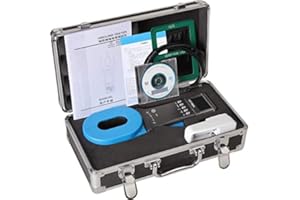 Portable Ground Rod Resistance Clamp Meter with 1500ohm 40.0A 999 Sets Data Memory for Ground and Loop Resistance Test