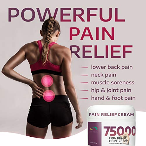 Pain Relief Hemp Cream Maximum Strength Remedy for Pain Relief