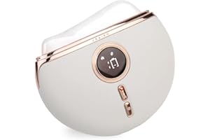 VRAIKO Aurora LED Gua Sha Device, Jade Stone Gua Sha Facial Tool with Heat and Vibration, Face Massager for Anti-Aging Wrinkles Puffiness Skin Rejuvenation and Toning (Aurora)