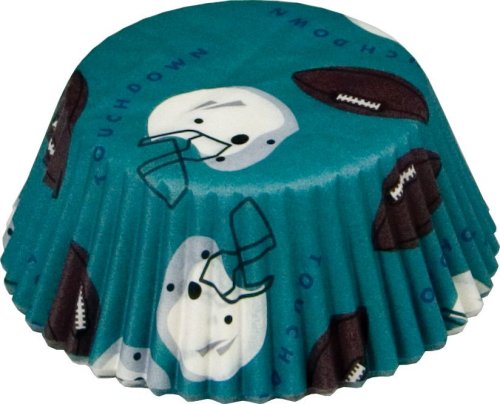 Fox Run Football Theme Standard Bake Cups, 50 Cups