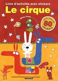 Livre d'activités avec stickers - Le  cirque