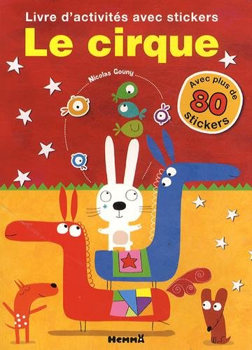 Livre d'activités avec stickers - Le  cirque