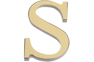 UJAKEL Letter D 6 Inch Letters Glitter Letter Wall Decor Initial Letter Letter B Wall Decor Gold Wall Letters S