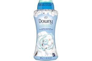 Downy Cool Cotton In-Wash Laundry Scent Booster Beads, 24 oz, laundry scent beads, Long-lasting Freshness