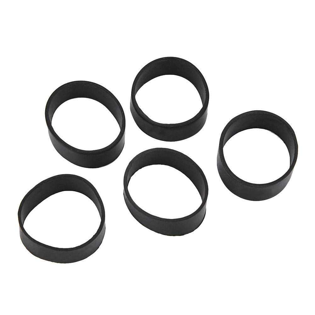 Rubber Fixing Ring, 5pcs Diving Rubber Fixing Band Ring for 5cm Webbing Weight Belt Scuba Diving Accessories