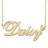 RONKAHSHOW Daisy Custom Name Necklace Customized