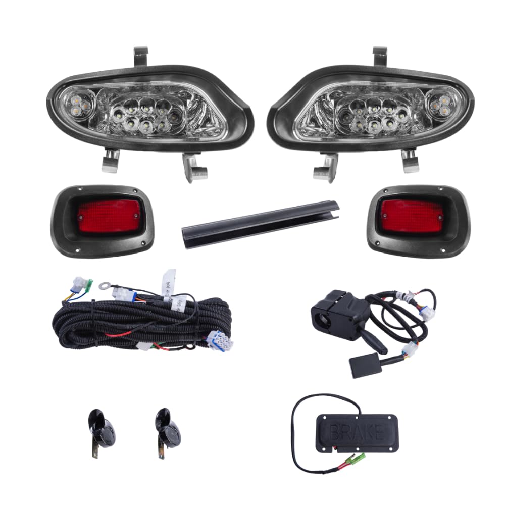 Photo 1 of VPAHub EZGO TXT FREEDOM 2014+ LED Street Legal Light Kit 48V, LED headlight, taillight, Upgraded wiring harness, Deluxe turn signal switch,Horn, Steering wheel cover