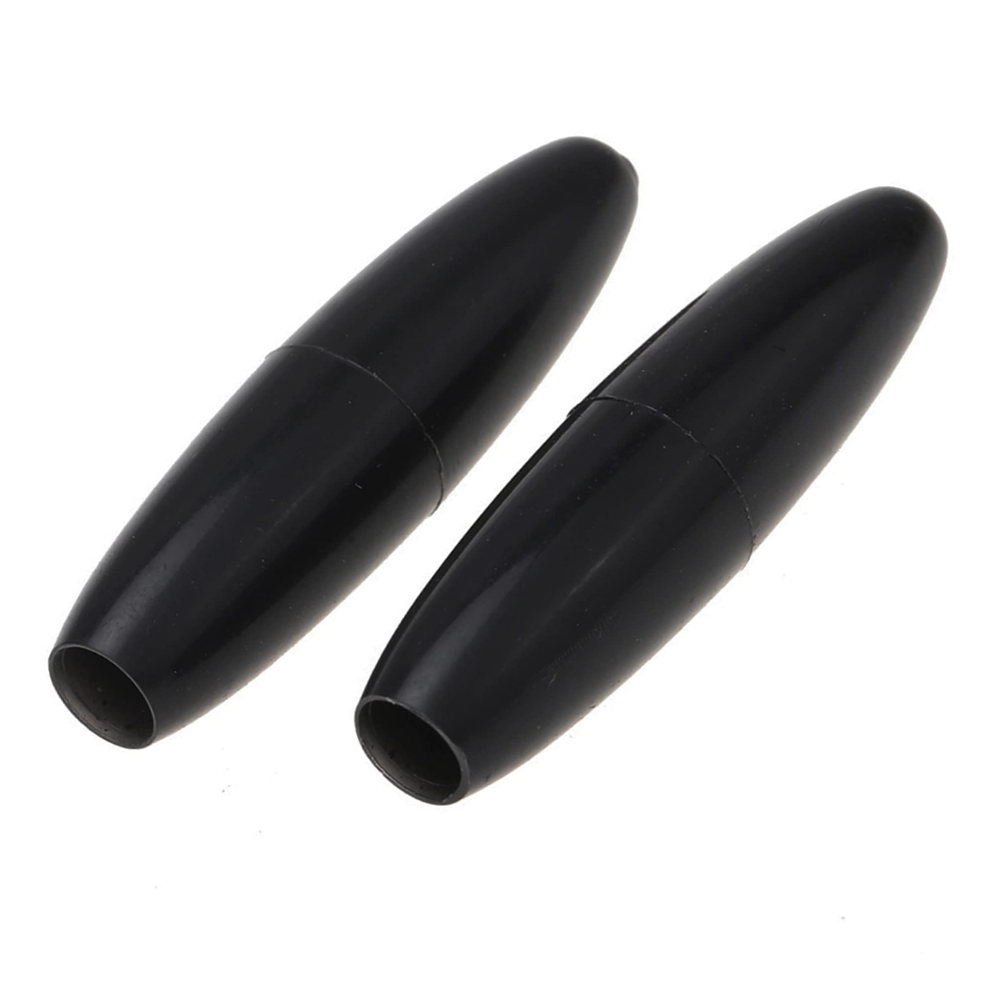 Musiclily Pro Plastic Tremolo Arm Tips Whammy Bar Caps for 5mm Tremolo Bar Strat Style Electric Guitar, Black (2 Pieces)