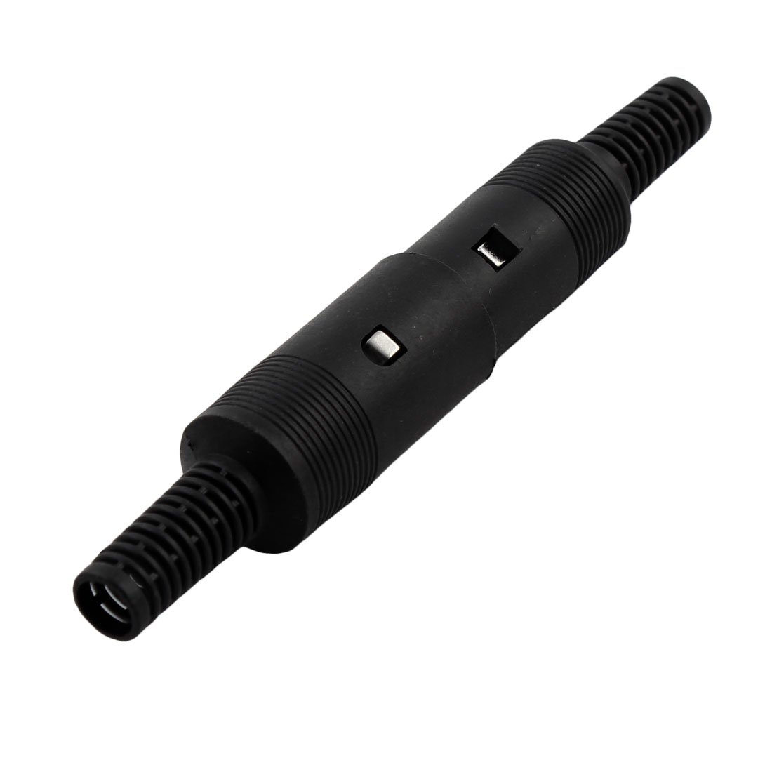 Sourcingmap Plastic Handle DIN 5 Pin Male Female Jack S-Video Socket Connector 55mm Long Pair