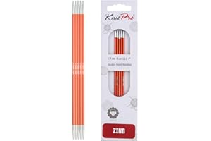 KnitPro Zing Double Pointed Needles 6" (15cm) | US Size 2 (2.75mm)