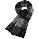 TASTION Winter Scarf For Men Ultra-Soft Warm Long Cashmere Feel Scarves