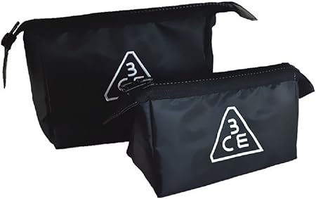 Amazon 3ce 3 Concept Eyes ポーチ 収納 コスメ バッグ Stylenanda 黒ドット 大小セット Ssll ビューティー 通販