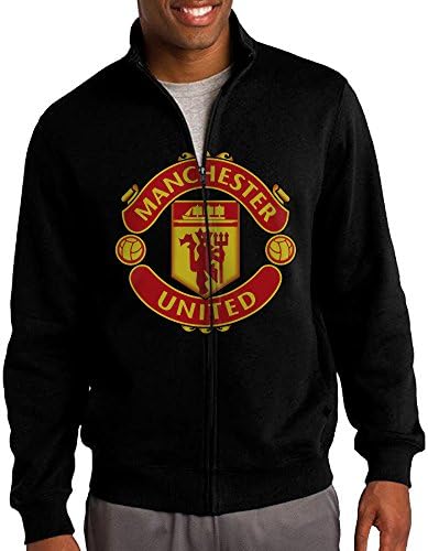 Men's Manchester United Football Club Full Zipper Pocket Fleece Jacket X-Large