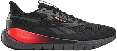 Baskets Flex Trainer Unisexes, Noires, Grises, Sport, Rouge, 43 EU