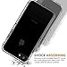 Comsoon iPhone 7 Case, [Crystal Clear] Soft Transparent TPU Bumper Case Cover[Shock Cushion] + Reinforced Hard PC Frame [Scratch Resistant] Slim Protective Case for Apple iPhone 7 (black)
