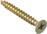 ForgeFix Multi-Purpose Single Thread Screws 5.0 x 45mm Zinc Yellow Passivated