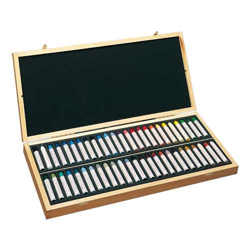 Sennelier Artist oil pastel set of 50 in luxury wood box - Best Price on Web!