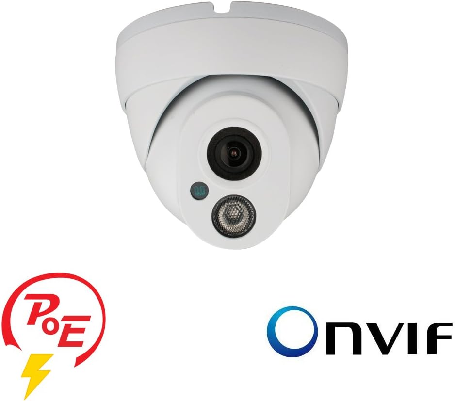Cvision HD 1080P P2P IP Camera Vandal Dome IP Camera Outdoor, PoE, Onvif