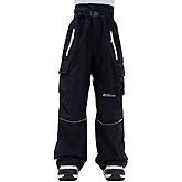 HIGH EXPERIENCE Snowboard Pants for Women Men Baggy Ski Pants Loose Warm Insulation Waterproof Windproof