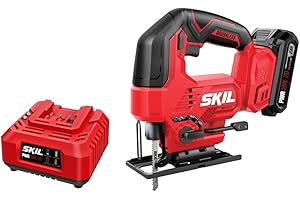 SKIL PWR CORE Brushless 20V Jig Saw Including 2.0Ah Battery and Charger- JS8290B-10