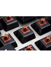 Nixeus MODA v2 (MK 104BN16) interruptor mecánico, teclado táctil para Windows y Mac., Marrón