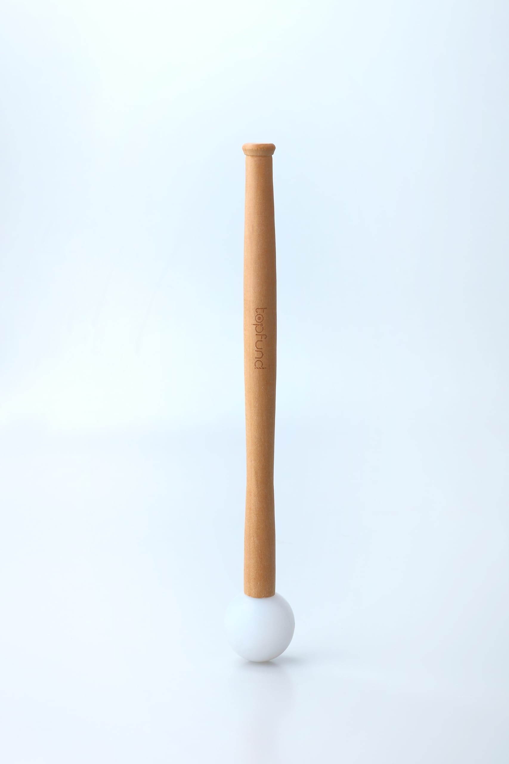 TOPFUND Crystal Singing Bowl Rubber Mallet with Bundle Pocket