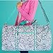 21 in Print Duffle, Overnight, Carry on Bag (21 Inch, Parker Paisley