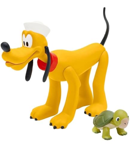 Amazon.com: Disney Mickey Mouse and Pluto Action Figure Set