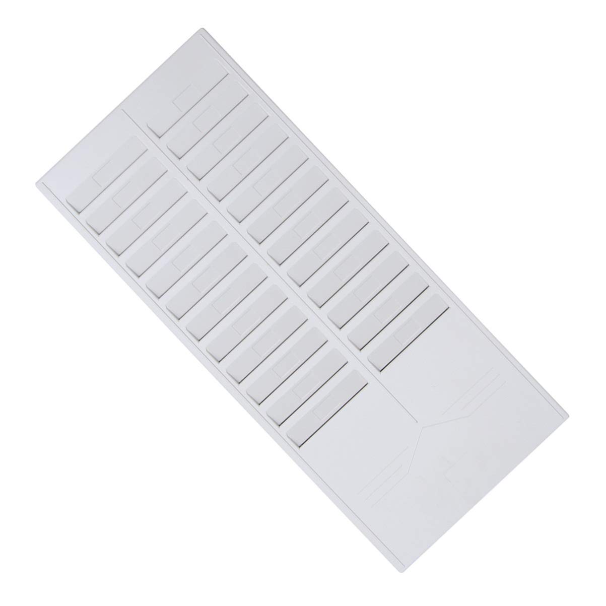 Time Card Racks Retractable Time Card Holder with -Pockets Wall Mounted Cards Holder